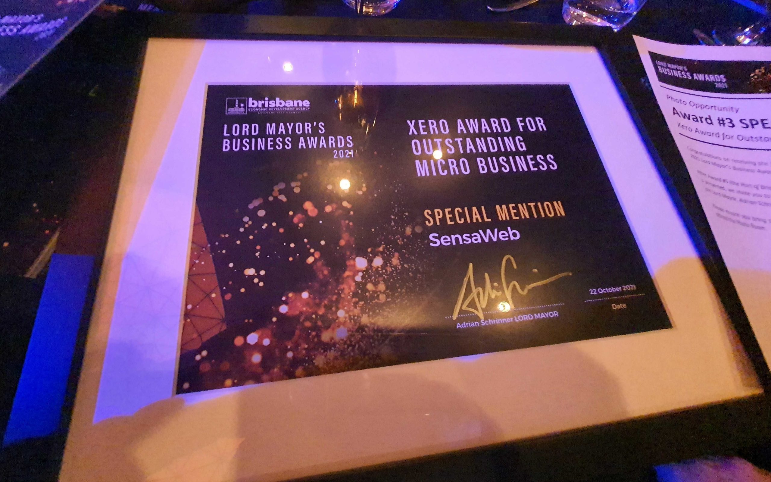 Outstanding Micro Business Award